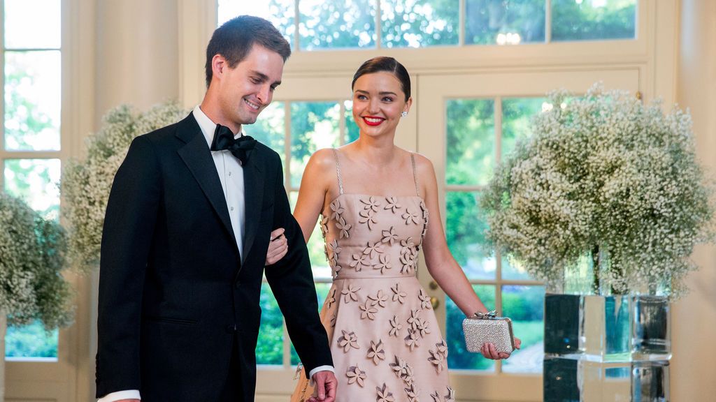 Miranda Kerr le da el "sí, quiero" a Evan Spiegel