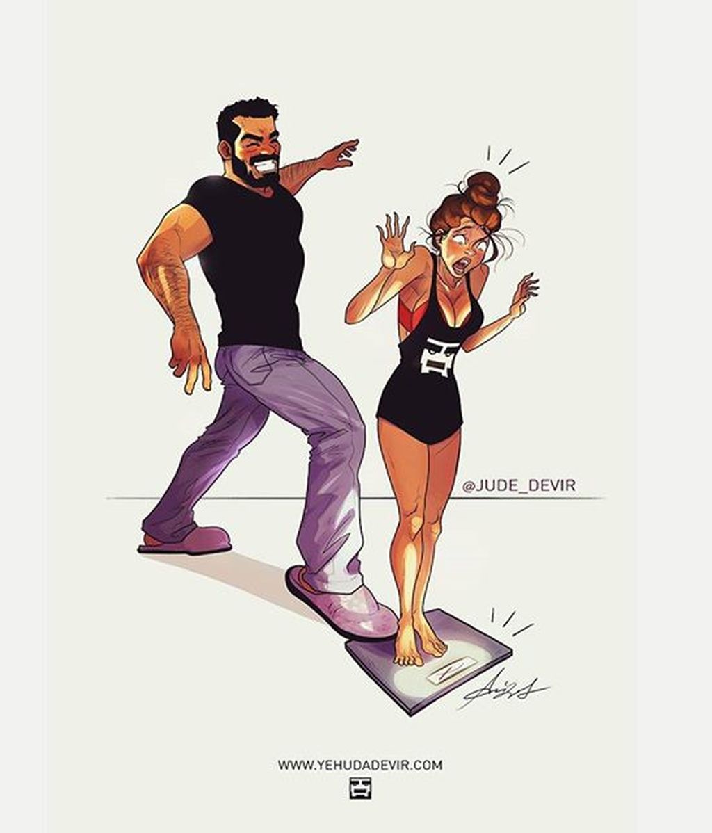 Las ilustraciones que reflejan qué es una pareja