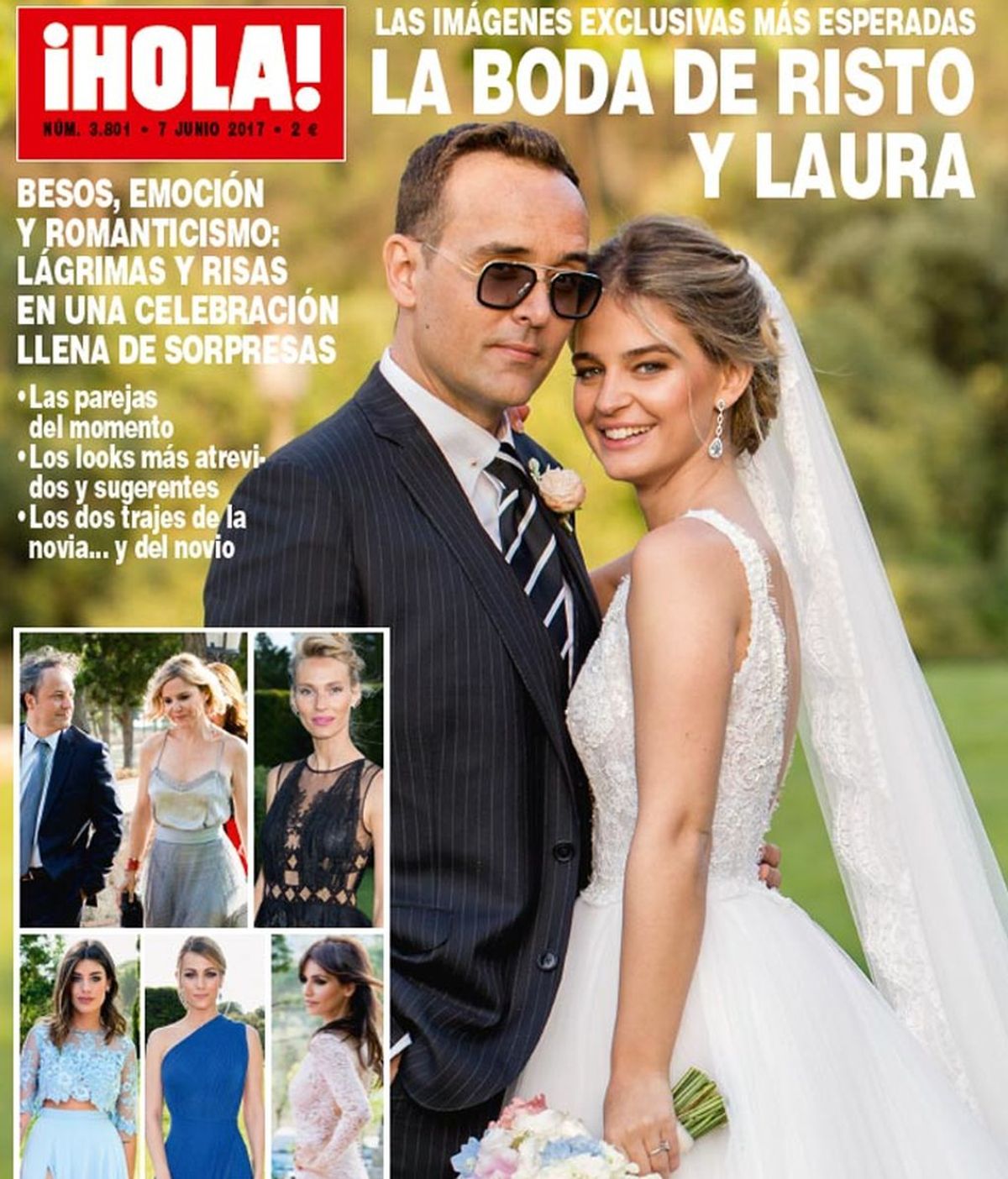 Aciertos y errores de la boda de Laura Escanes y Risto Mejide