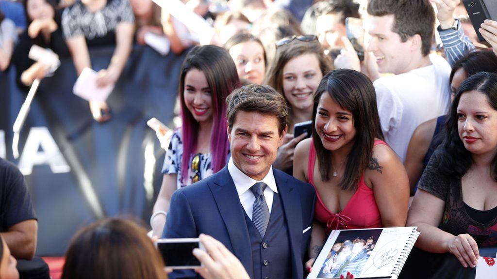 Tom Cruise regresa por fin a Madrid y levanta pasiones en la presentación de ‘La Momia’