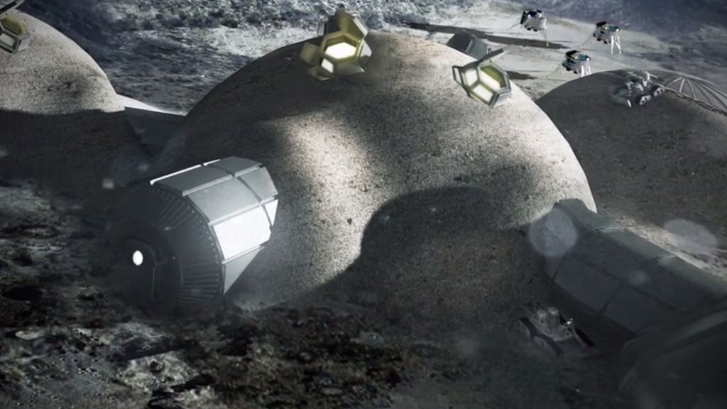 La ESA defiende de nuevo su idea de crear una aldea de casas... ¡en la Luna!