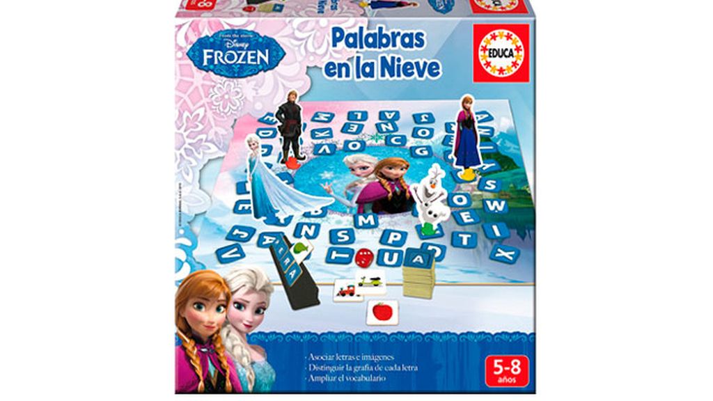 Aprendo a... formar palabras en la nieve