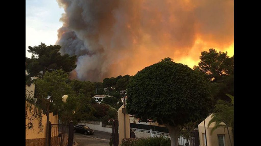 @Boromas ha publicado esta imagen desde su casa, en Jávea