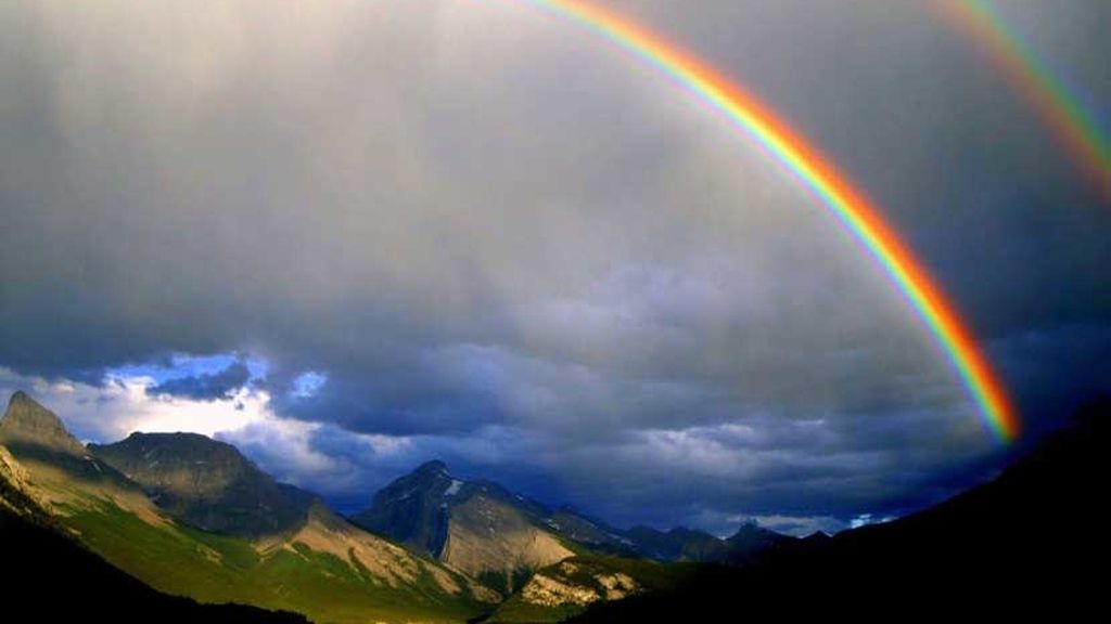 La ficción hecha realidad: cuando un arcoíris es igual al de las películas