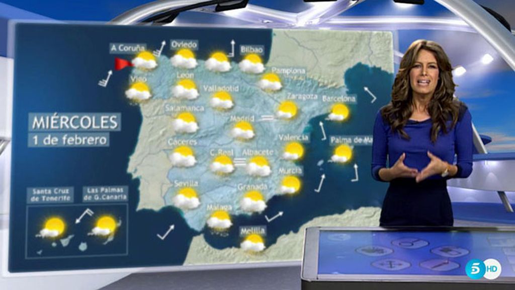 Vuelve el mal tiempo: una borrasca traerá desde Galicia lluvia, vientos y olas