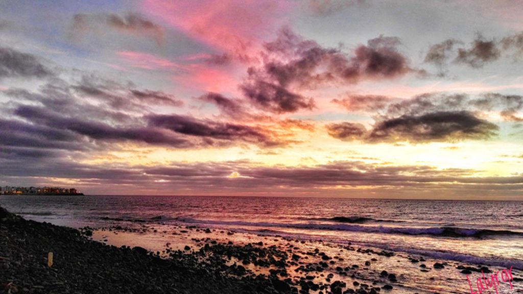 Top ten fotos 2016: atardecer en Agüime, Gran Canaria