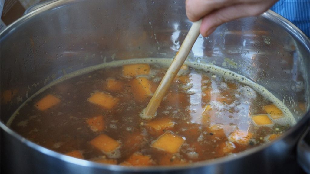 A las ricas lentejas guisadas
