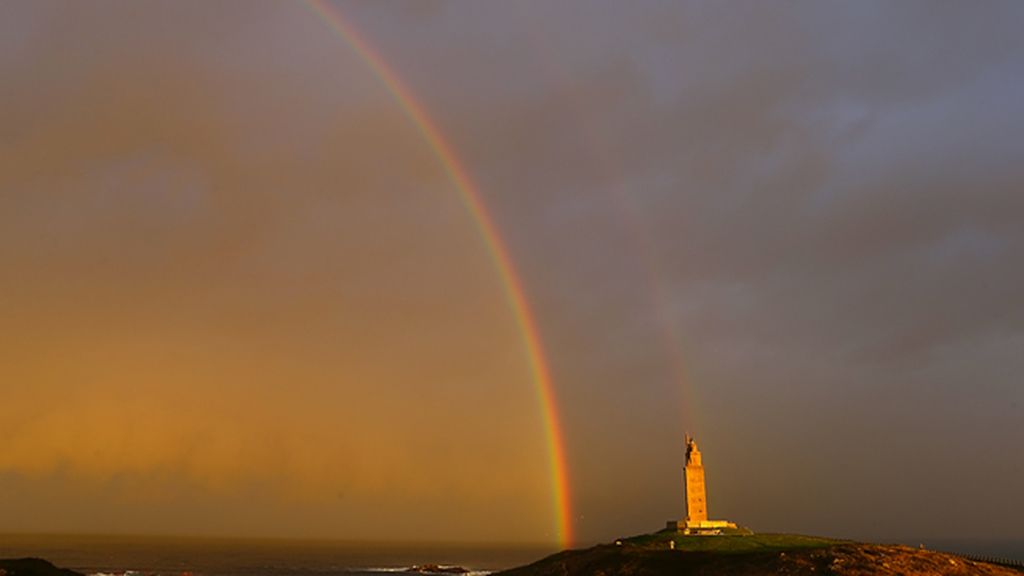 Top ten fotos 2016: arcoíris doble en La Coruña