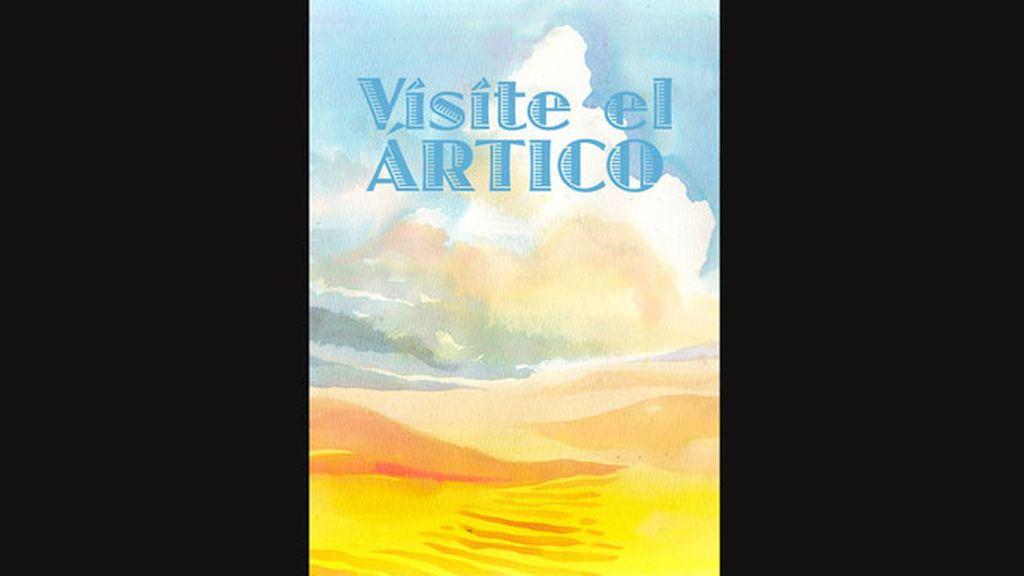 Enrique Flores ilustra así el 'desierto' en el que se está convirtiendo el Ártico