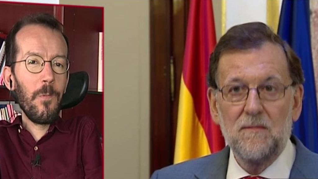Echenique: “En cualquier democracia esto sería el fin de la presidencia de Rajoy”