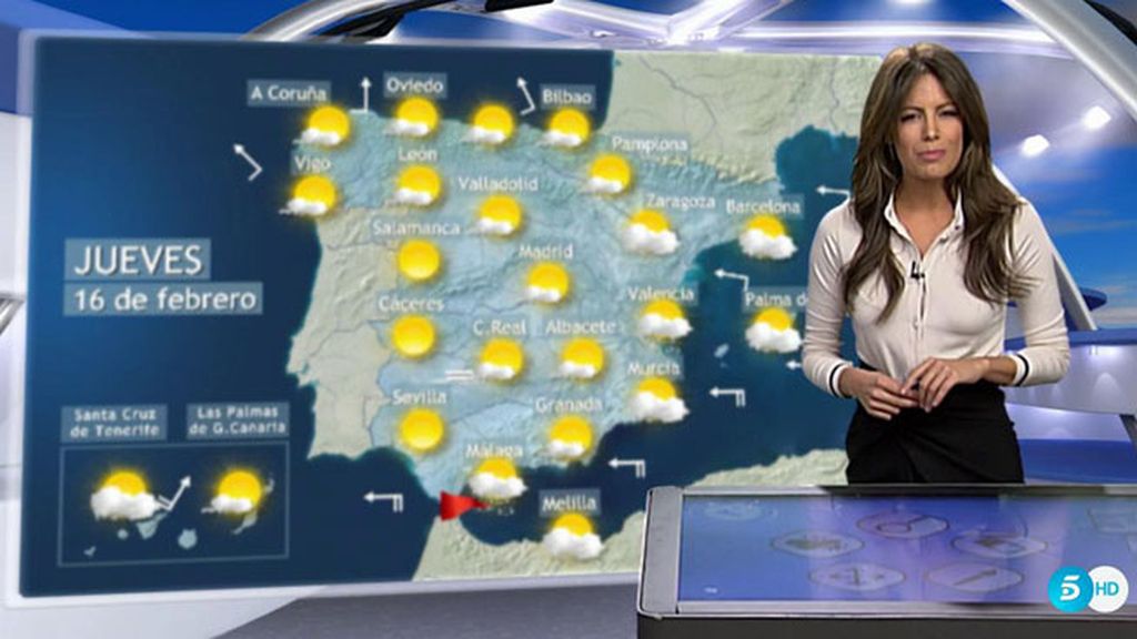 Día de sol y casi sin lluvias: el viento seco del sur sube las temperaturas 6ºC