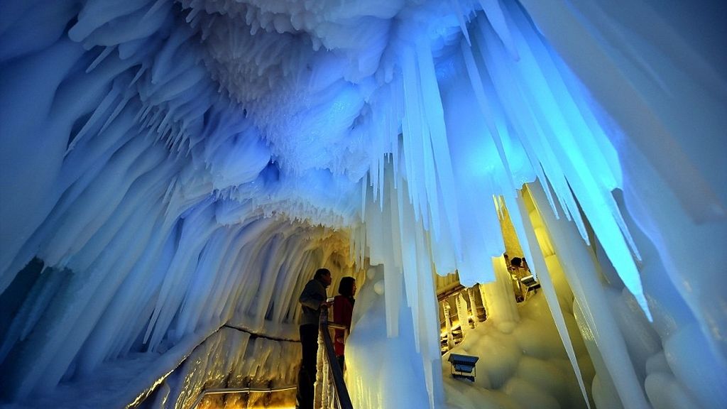 Un palacio de hielo que nunca se derrite