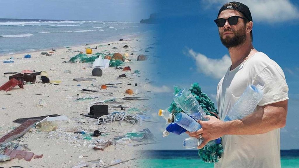 El actor Chris Hemsworth quiere combatir la presencia de plásticos en las playas