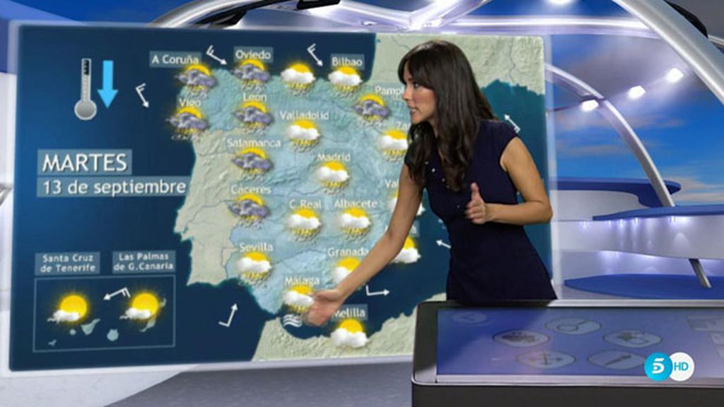 ¡Llega el frente frío! Caída en picado de las temperaturas, lluvias torrenciales y viento