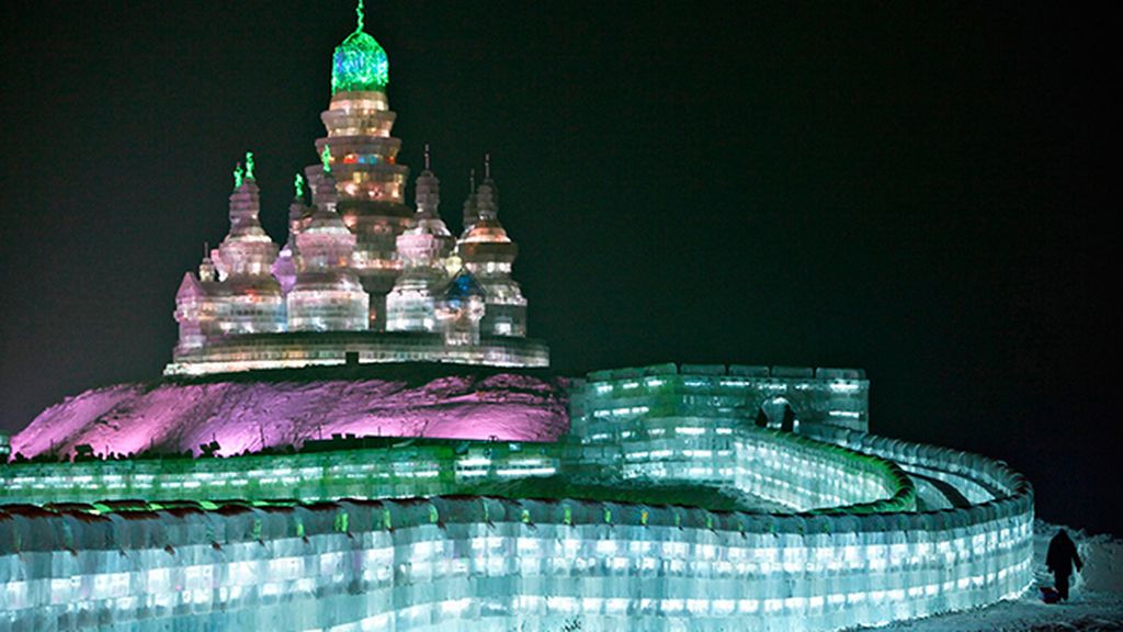 En 2007, este edificio de hielo consiguió el récord Guinness por ser el más grande del mundo