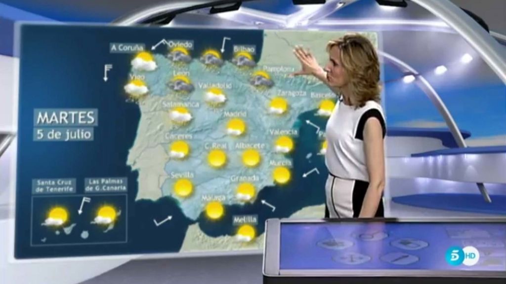 La previsión: martes lluvioso en el norte y nubes en el resto del país