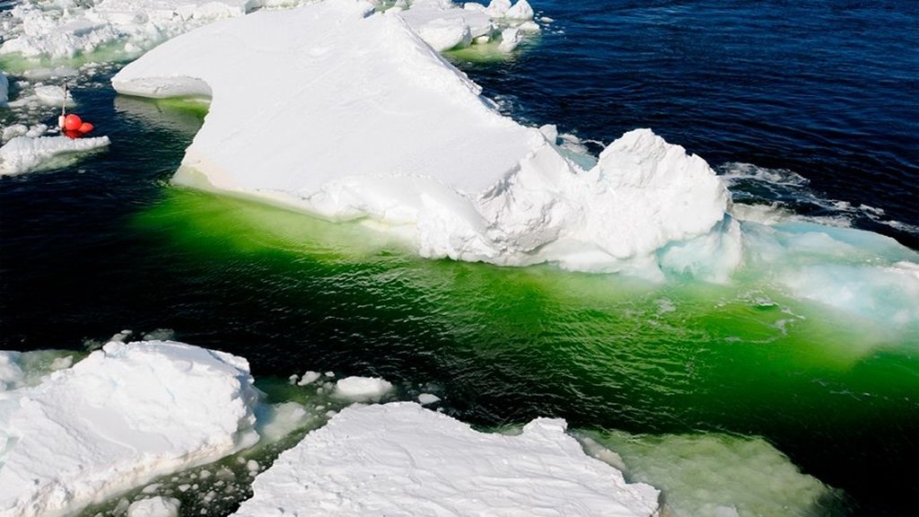 hielo verde