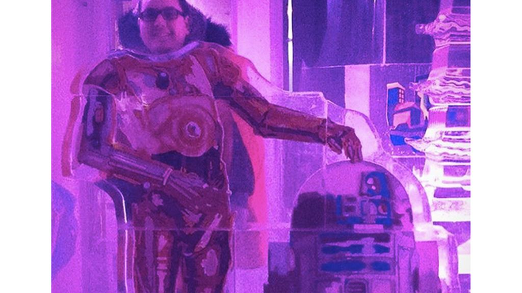 Fans de 'Star Wars' bajo cero