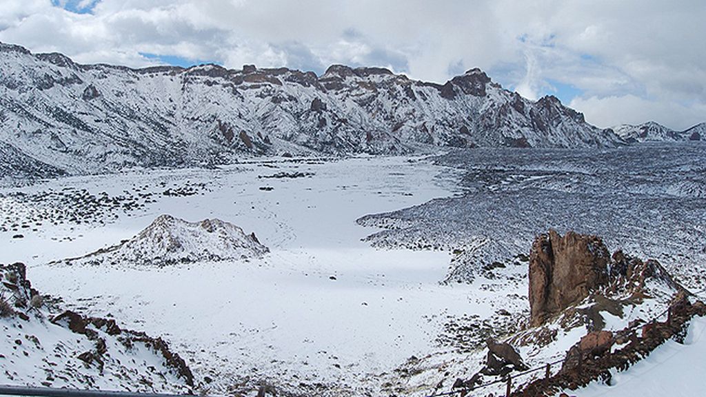 Nevada histórica en Canarias
