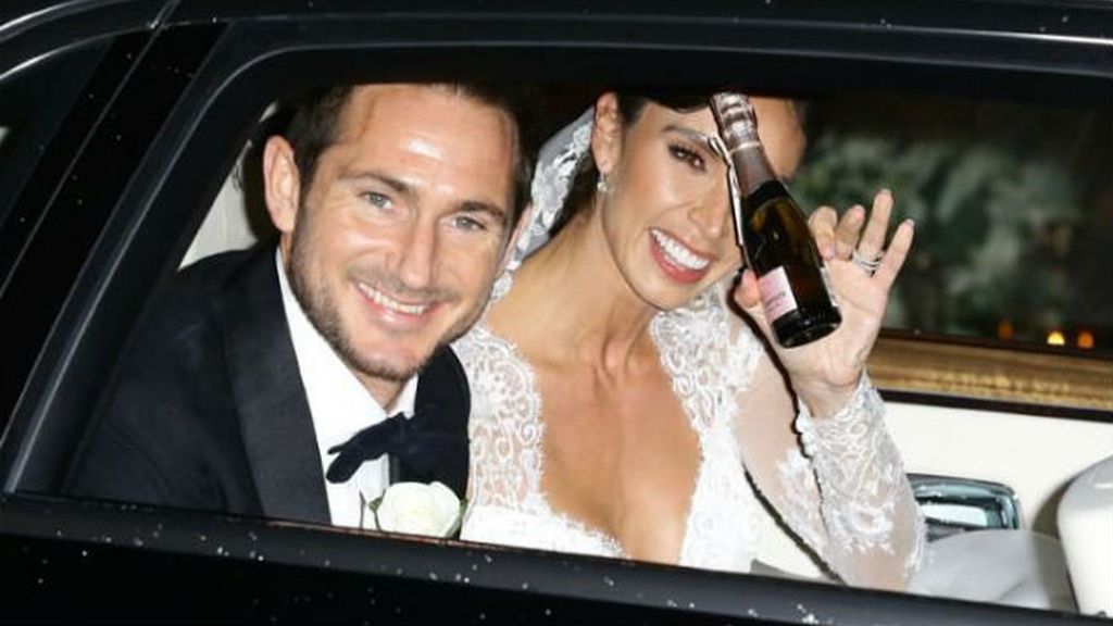 Frank Lampard y Christine Bleakley, buscando la lluvia