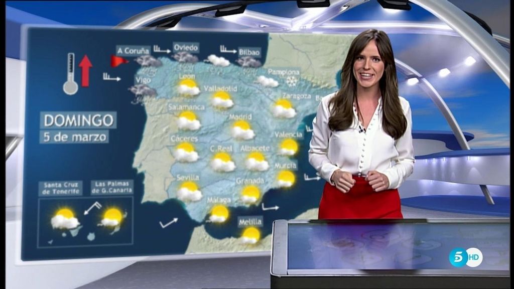 Sigue la inestabilidad en la Península: lluvias en el sureste, nevadas y viento fuerte