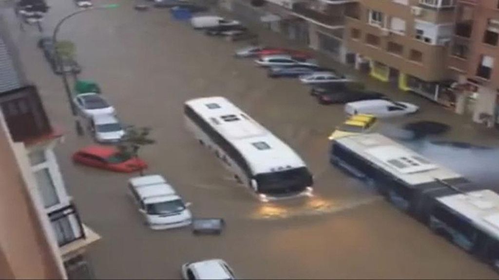 Las inundaciones de Málaga