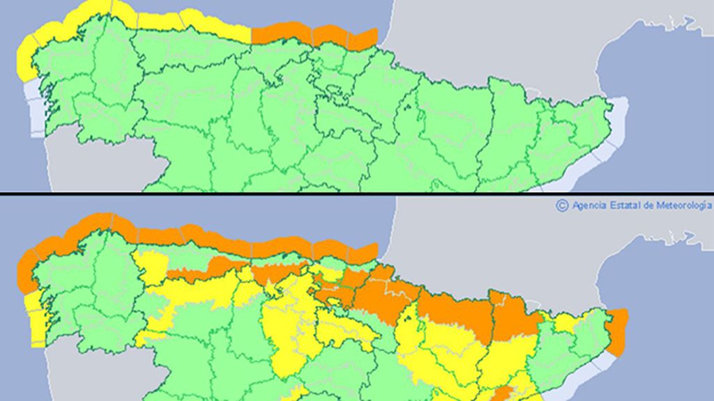 ALERTAS NORTE JUEVES VIERNES