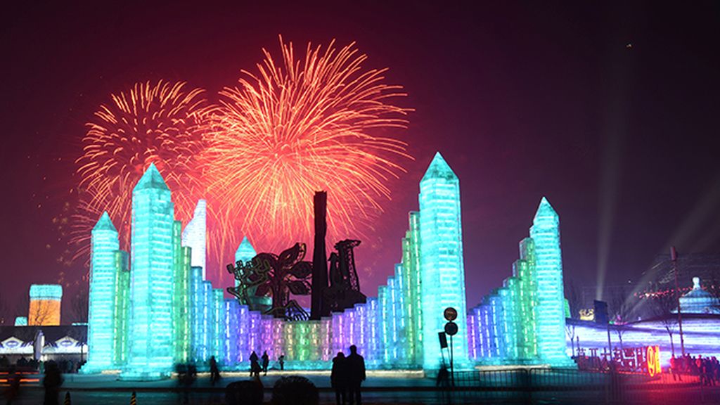 Es el festival más grande del mundo, con 600.000 metros cuadrados de fantasía helada