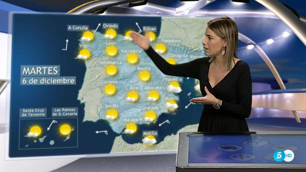 Siguen hoy las lluvias en el sur y se extienden al Mediterráneo
