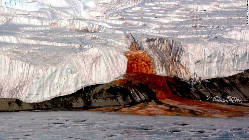 Cataratas de Sangre en Antártida