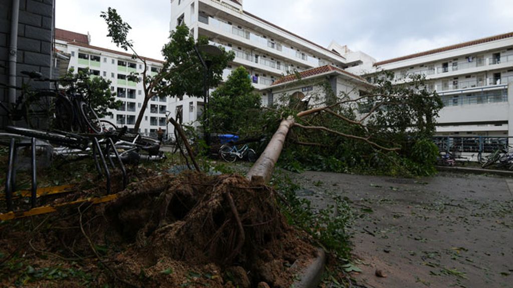 El Meranti arrasa Taiwán: las imágenes del tifón más fuerte desde hace dos décadas