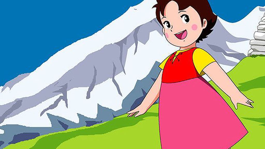Heidi sólo era feliz en sus montañas