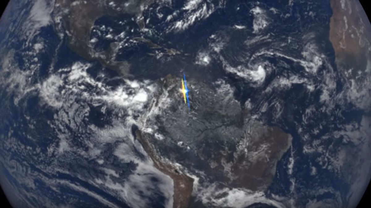 Brillos de la Tierra desde el espacio