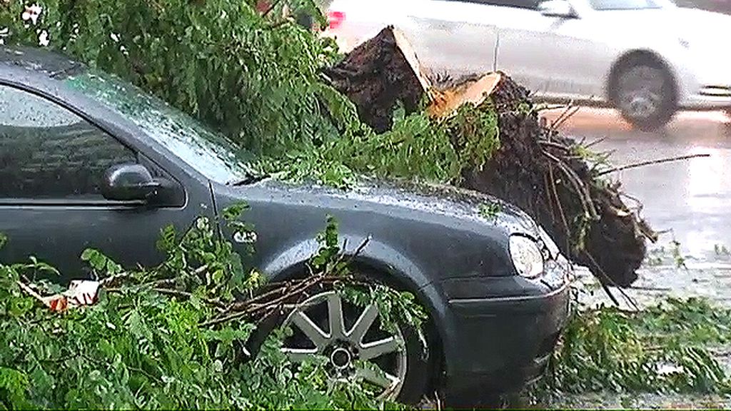 Un tornado en Tarragona, árboles caídos en Valencia… el temporal, en imágenes