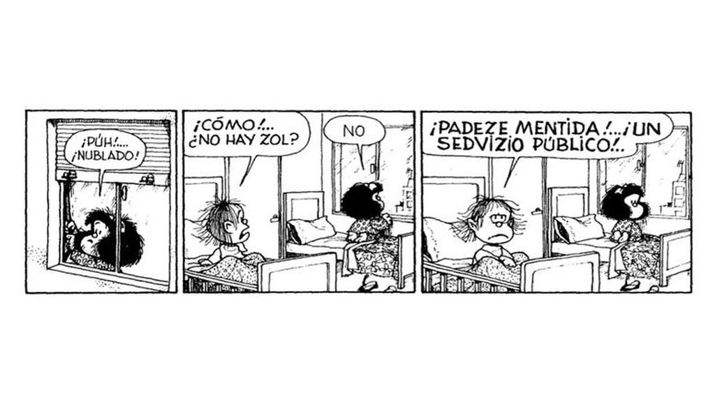 Cuando el sol 'se coge vacaciones'