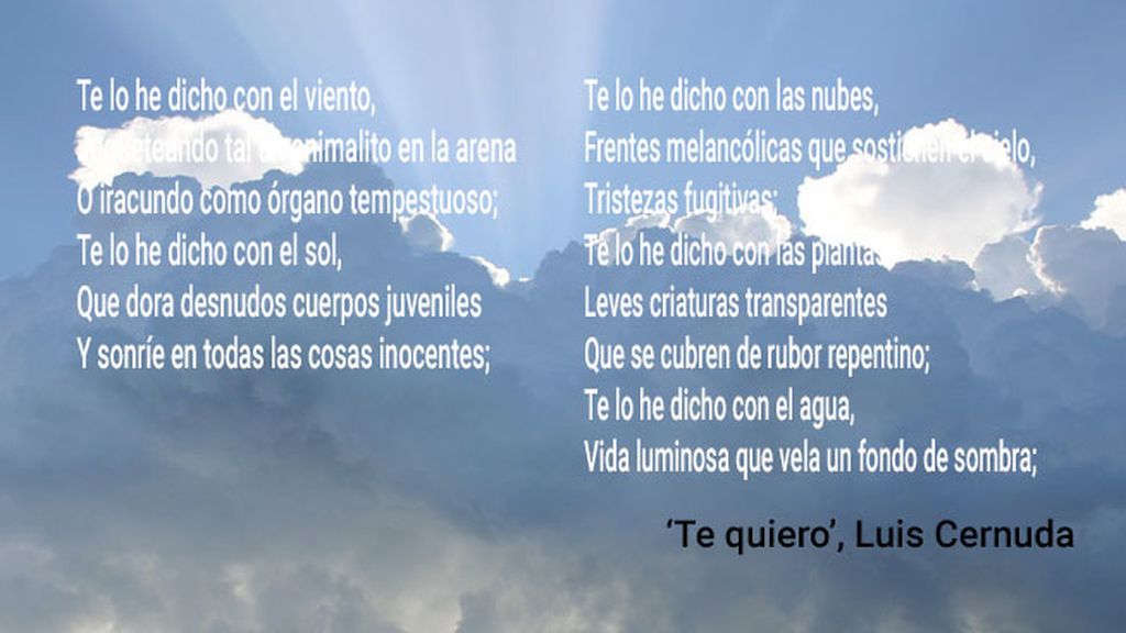 Rescatamos antología poética ‘meteo’ de grandes como Bécquer, Lorca o Cernuda