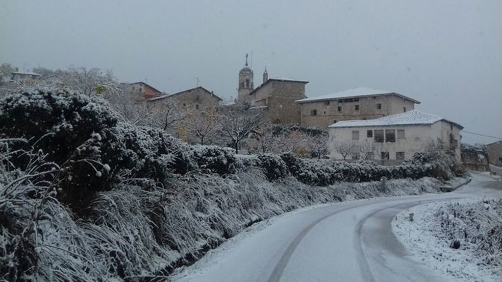 El pueblo de Bujanda en Álava