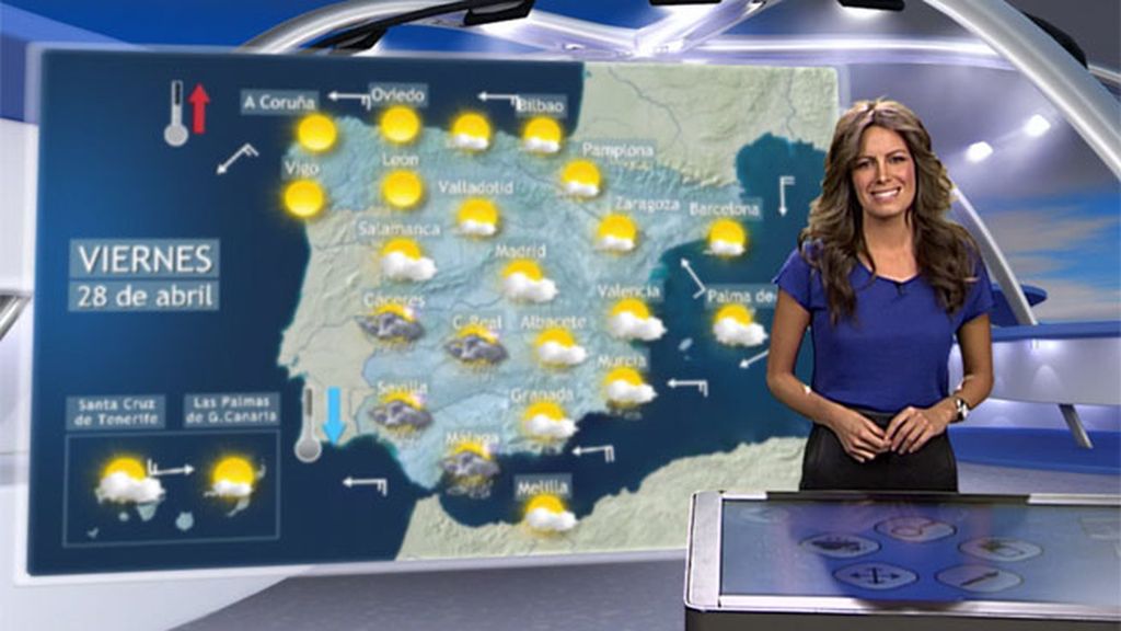 Arranca el puente con frío y lluvias: máximas de 10ºC en el norte y tormentas en el sur