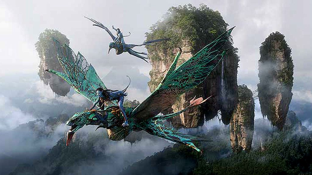 Las montañas flotantes de ‘Avatar’