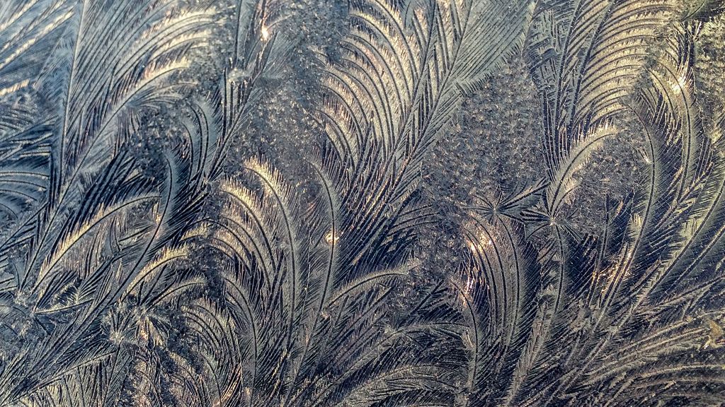 Mañana helada en North Yorkshire, Reino Unido