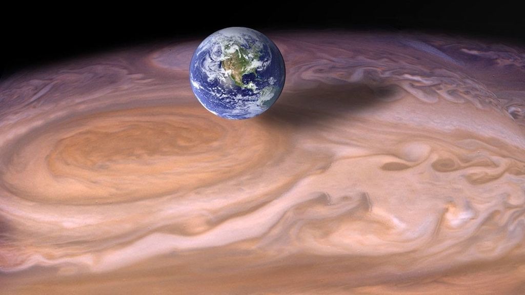 Júpiter, una tormenta como la Tierra