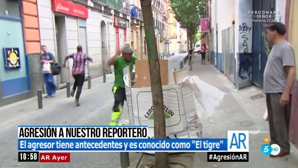 Juan alias 'El Tigre': identificamos al agresor del equipo de 'El programa de AR' en la calle Topete (Madrid)