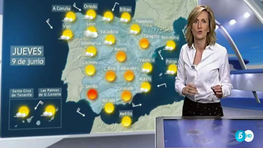 Calor intenso en España, hasta el viernes