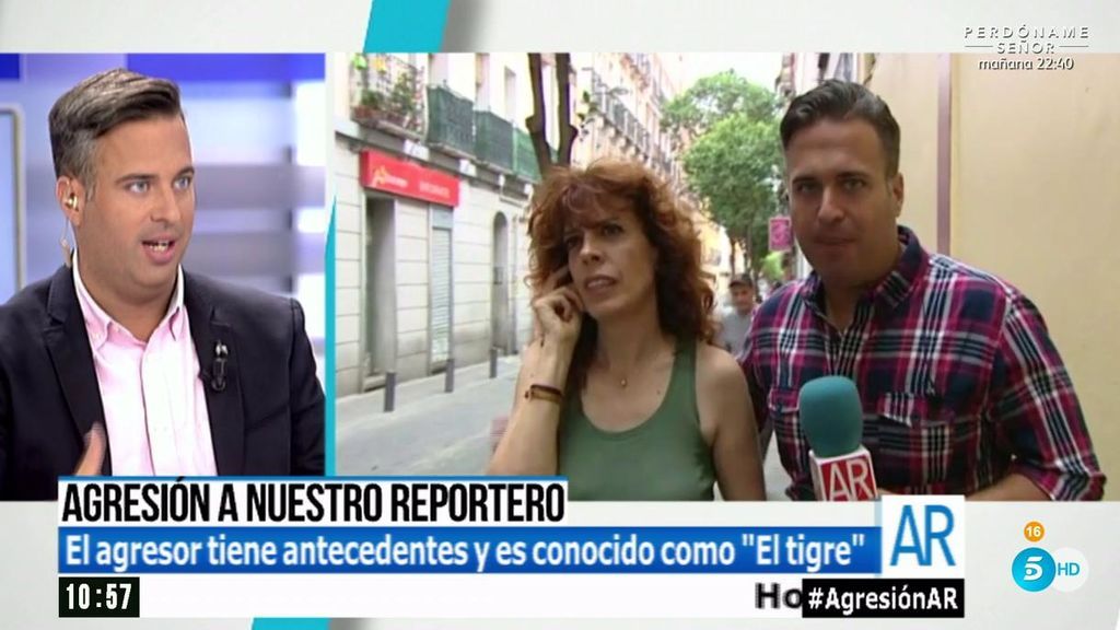 Alex Rodríguez, nuestro reportero agredido: "Nunca lo había pasado tan mal en directo"