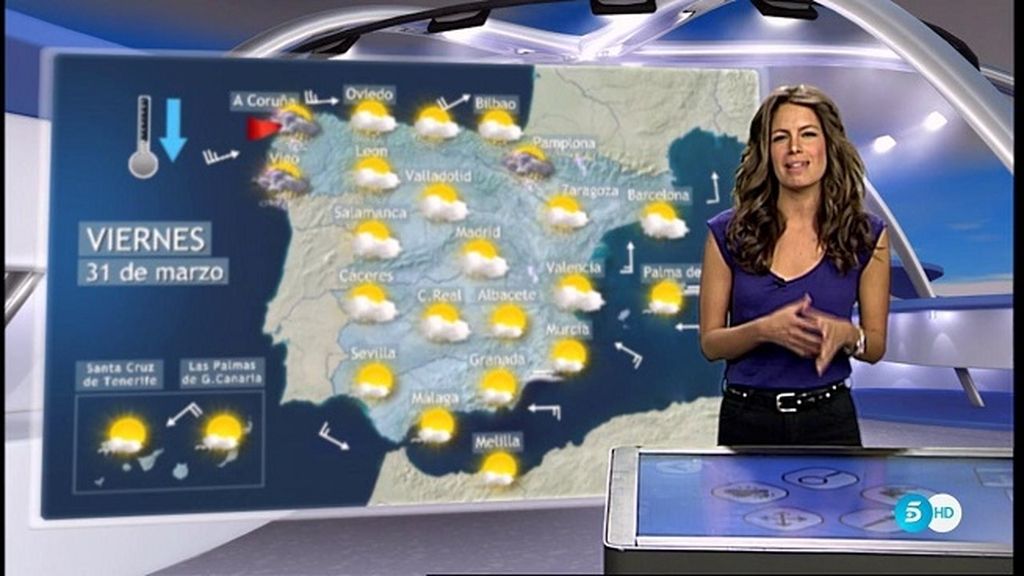 ¡Disfruta del sol y el calor! El viernes vuelve el mal tiempo: entrará un frente por Galicia
