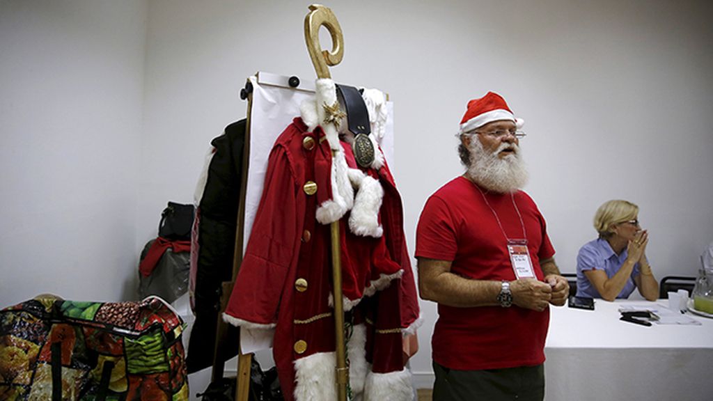 Escuela de Papa Noel en Brasil