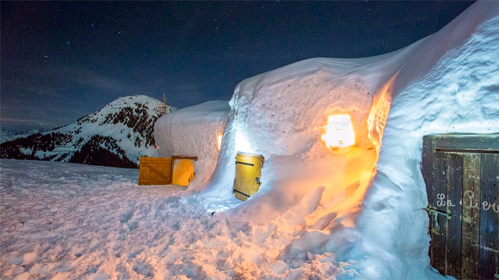 Village Igloo Blacksheep en La Plagne, Francia: con calefacción