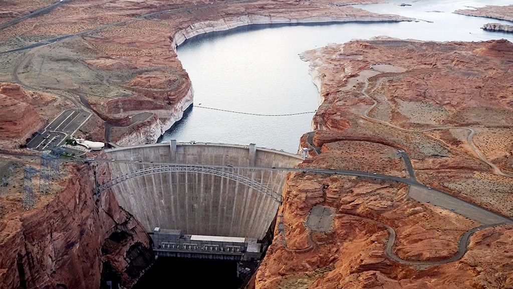 El segundo lago artificial más grande de EE.UU.