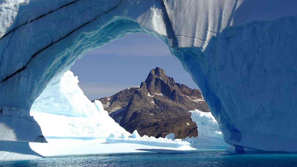 Fiordo de Ilulissat, en Dinamarca