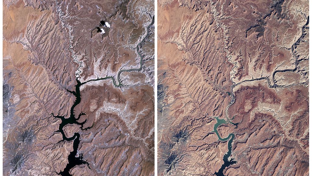 El segundo lago artificial más grande de EE.UU.